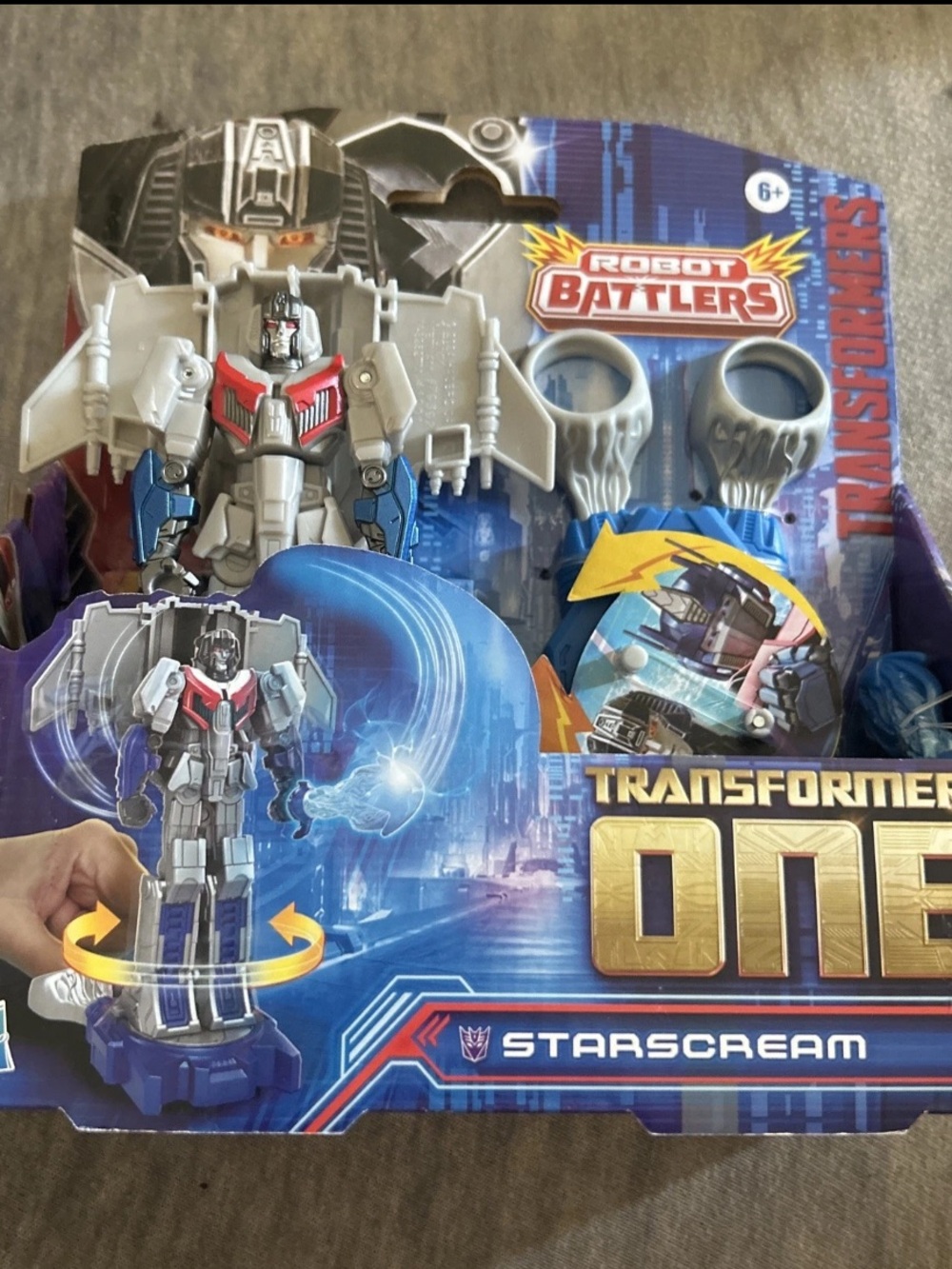 Transformers One Robot Battlers Starscream 4.5-Inch Robot Action Figure